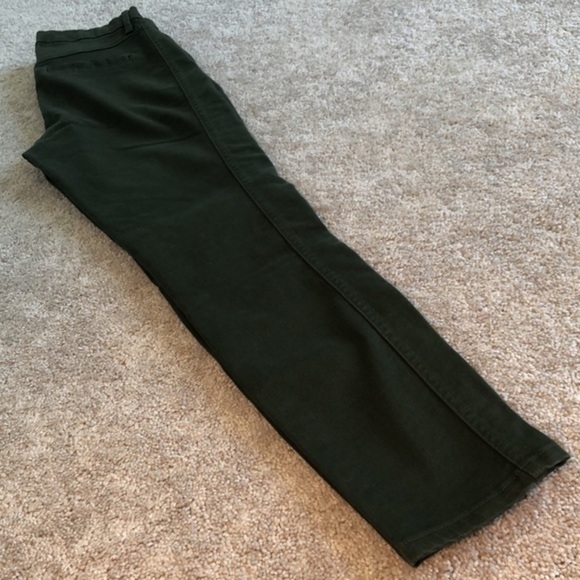 GAP | Stretch Skinny Hunter Green Denim - Size 4 - Picture 4 of 8